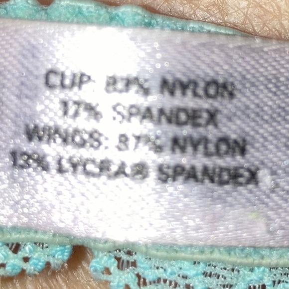 Victoria‘a Secret Angels daiquiri ice color padded with lace straps bra 32B - Picture 12 of 14